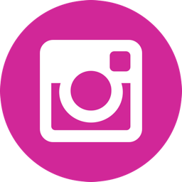 popular social media follow buttons - follow us on instagram logo