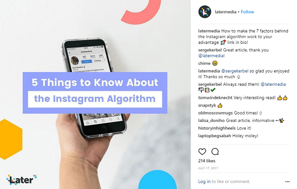 il momento migliore per pubblicare su instagram