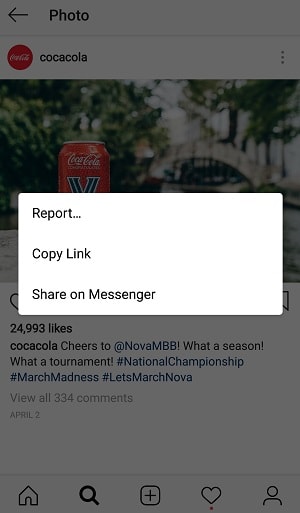 basic menu options instagram - how to repost on instagram 4 ways to reshare content from other users