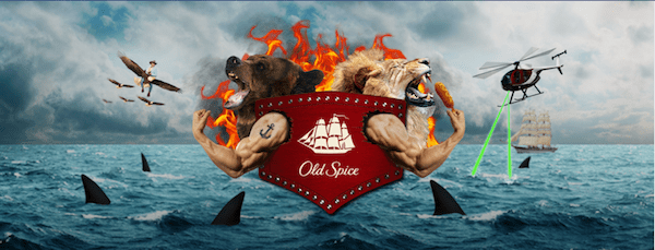 Foto da capa da Old Spice no Facebook