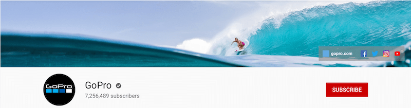 how to get more YouTube subscribers GoPro channel description