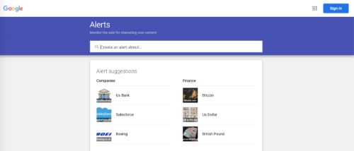 Google Alerts