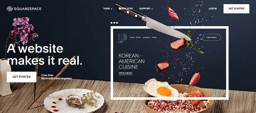 Theme Selection and Design: Squarespace