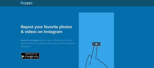 Sharing Other Users’ Posts on Instagram Repost App