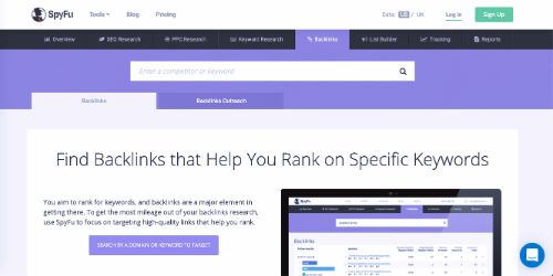 Best Backlink Trackers: SpyFu
